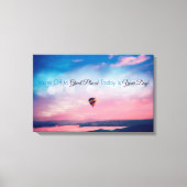 感動的引用文 キャンバスプリント (正面)