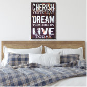 感動的引用文 キャンバスプリント (インサイチュ (寝室))