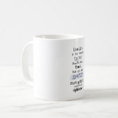 感動的引用文 コーヒーマグカップ (正面左)