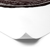 感動的引用文 |ツリーリングや輪ポスター ポスター (角)