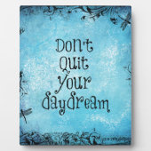 感動的引用文:デイやめドリームするな フォトプラーク (正面)