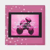 感動的引用文 |トレーニングの動機 マグネット (正面)