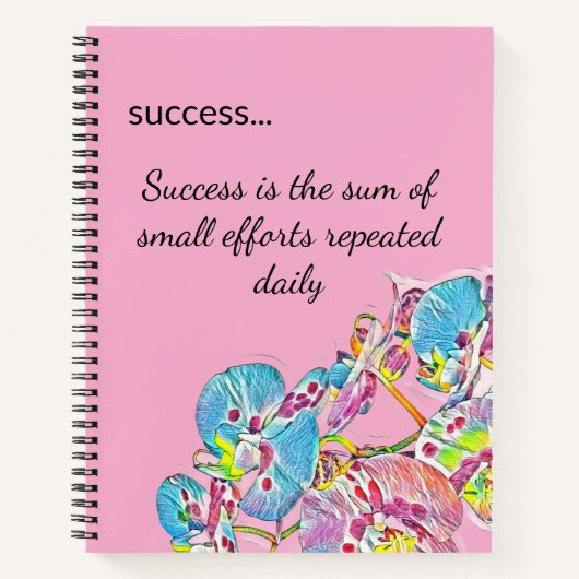 感動的引用文 ノートブック (正面)