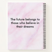 感動的引用文 ノートブック (裏面)