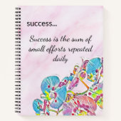 感動的引用文 ノートブック (正面)