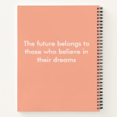 感動的引用文 ノートブック (裏面)