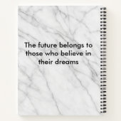 感動的引用文 ノートブック (裏面)