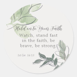 感動的引用文&バイブル聖句 ラウンドシール