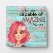 感動的引用文 フォトプラーク (正面)