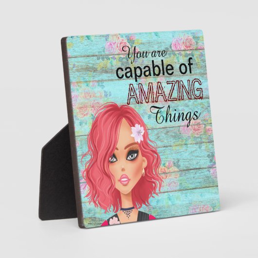 感動的引用文 フォトプラーク (正面)