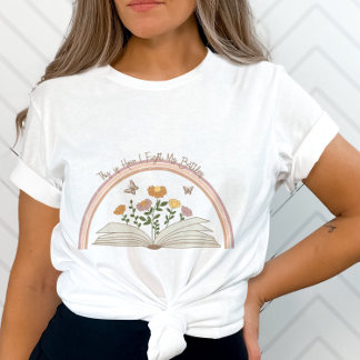 感動的引用文-フローラ蝶の本 – 聖書 Tシャツ