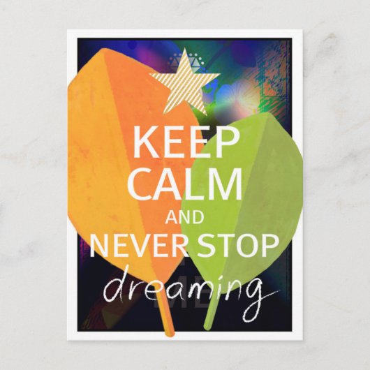 感動的引用文 ポストカード (正面)