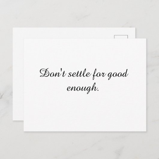 感動的引用文 ポストカード (正面/裏面)