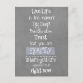 感動的引用文 ポストカード (正面)