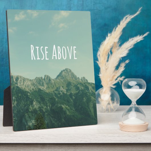 感動的引用文：上のライズ フォトプラーク (側面)