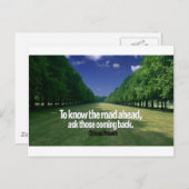 感動的引用文--中国の諺 ポストカード (正面/裏面)