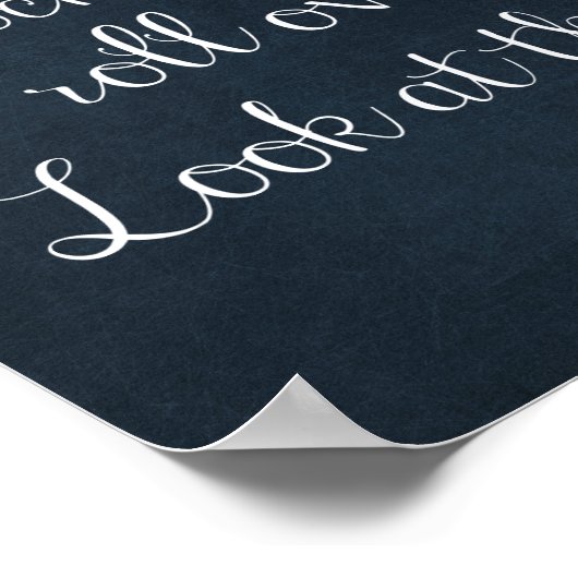 感動的引用文：人生がダウンする時 ポスター (角)