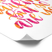 感動的引用文:人生は厳しい ポスター (角)