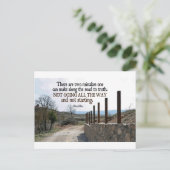 感動的引用文- – 仏 ポストカード (スタンド正面)