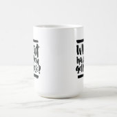 感動的引用文:何を失う得んだ? コーヒーマグカップ (中央)