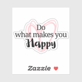 感動的引用文、何を行うと幸せになる シール