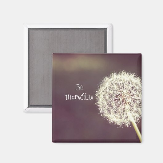 感動的引用文：信じられない マグネット (正面/裏面)