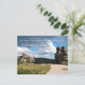 感動的引用文 |写真の山 ポストカード (スタンド正面)