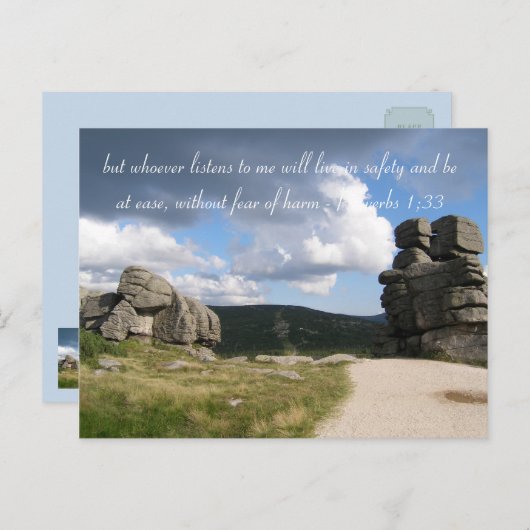 感動的引用文 |写真の山 ポストカード (正面/裏面)