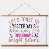 感動的引用文 吊り下げ型タペストリー (正面)