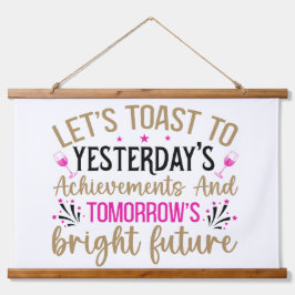 感動的引用文 吊り下げ型タペストリー