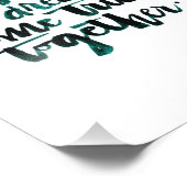 感動的引用文：夢を作ろう来.. フォトプリント            (角)