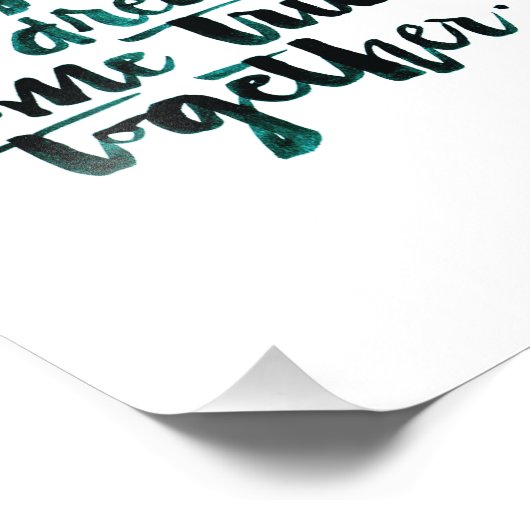 感動的引用文：夢を作ろう来.. フォトプリント            (角)