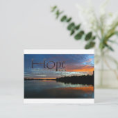 感動的引用文- – 希望 ポストカード (スタンド正面)