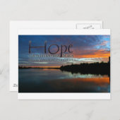 感動的引用文- – 希望 ポストカード (正面/裏面)