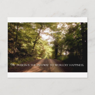 感動的引用文- – 情熱 ポストカード