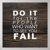 感動的引用文 |成功やる気を起こさせるゴール ポスター (正面)