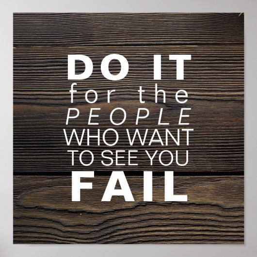 感動的引用文 |成功やる気を起こさせるゴール ポスター (正面)