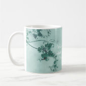 感動的引用文 |生活に対する毎日の感謝 コーヒーマグカップ (左)