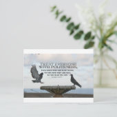 感動的引用文- – 礼儀正しさ ポストカード (スタンド正面)