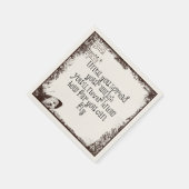 感動的引用文:翼を広げて飛ぶ スタンダードカクテルナプキン (角)