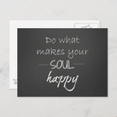 感動的引用文: Soul Happy ポストカード (正面/裏面)