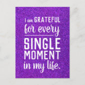 感動的引用文I Am文やる気を起こさせる ポストカード (正面)