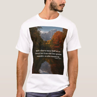 感動的引用文Tシャツデザイン: Tシャツ