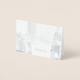 感動的後を追勇気付けられる 箔カード