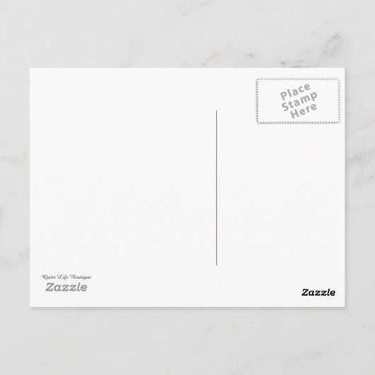 感動的後を追夢引用文 ポストカード (裏面)