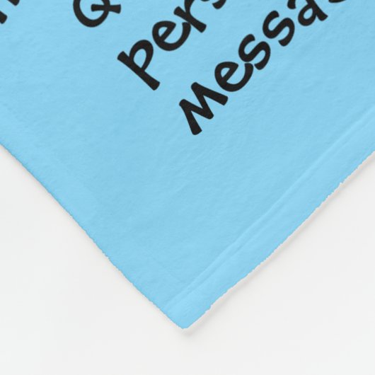 感動的心地よいカスタムメッセージと12写真 フリースブランケット (角)