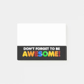 感動的忘れせ素晴らしん ポストイット (正面)