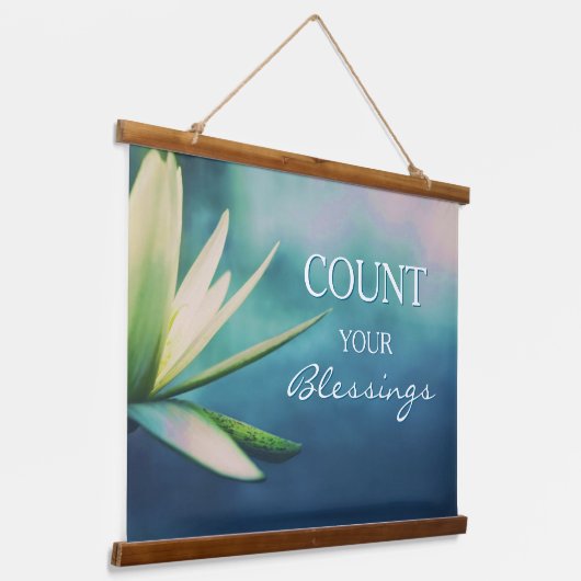 感動的恵みの数 吊り下げ型タペストリー (傾斜あり)