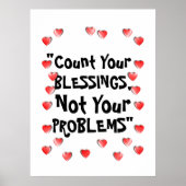 感動的恵みライフ引用文 ポスター (正面)