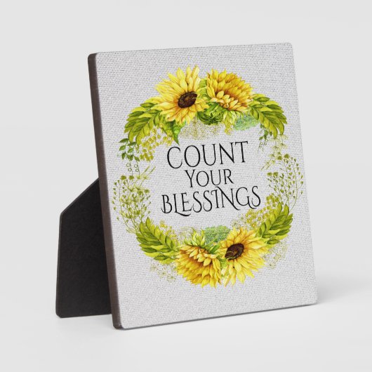 感動的恵み フォトプラーク (正面)